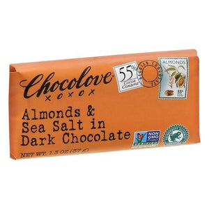 Chocolove Almonds & Sea Salt In Dark Choc 12/1.3 Oz [UNFI #00720]