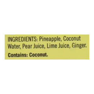 Just Made Juice Pineapple Ginger 8/11.8 Oz [UNFI #14134]