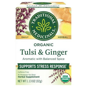 Traditional Medicinals Tulsi With Ginger 6/16 Bag [UNFI #02369]