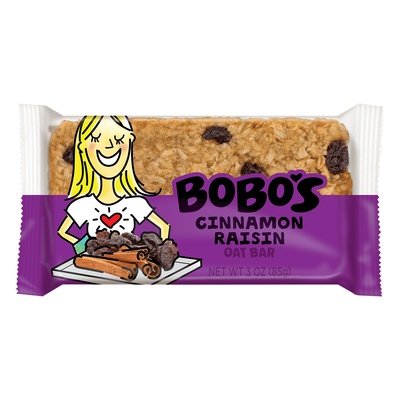 Bobos Oat Bars Cinnamon Raisin 12/3 Oz [UNFI #27862]
