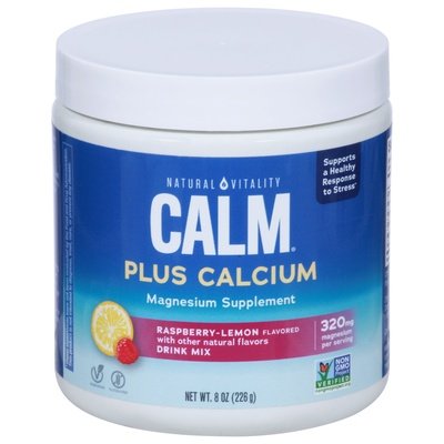 Natural Vitality Calm W/ Calcium Rasp Lemon 8 Oz [UNFI #82321] T