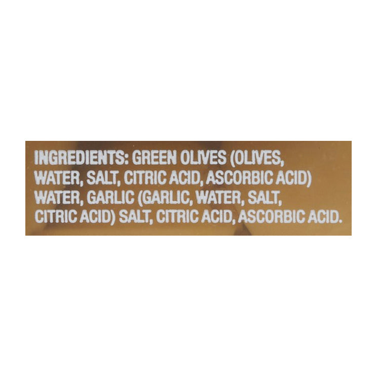 Delallo Garlic Stuffed 6/5.8 Oz [UNFI #61080]