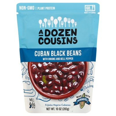 A Dozen Cousins Cuban Black Beans 6/10 Oz [UNFI #26747]