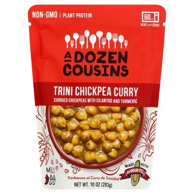 A Dozen Cousins Trini Chickpea Curry 6/10 Oz [UNFI #26752]