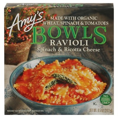 Amys Spinach Ravioli 12/8.5 Oz [UNFI #14429]