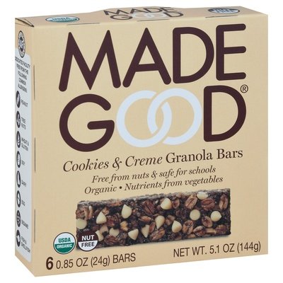 Made Good Cookies & Creme 6/6/.85Oz [UNFI #05878]