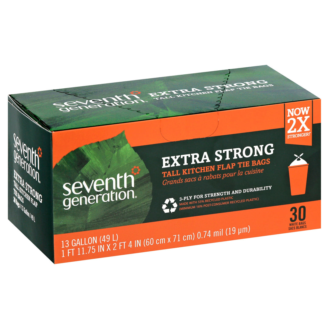 Seventh Generation Kitchen Bag Tall 13 Gallon 6/30 CT [UNFI #62264] T