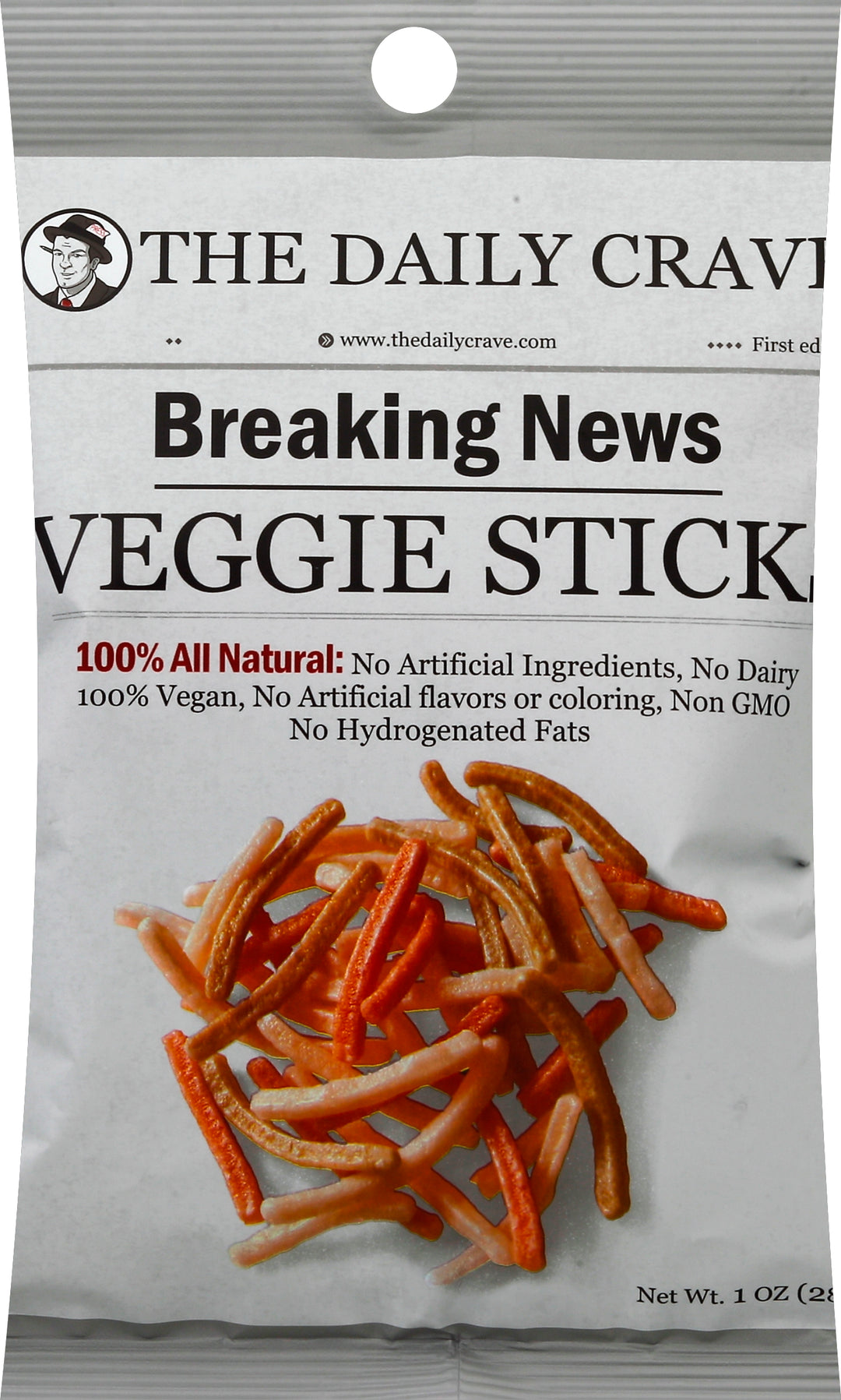 The Daily Crave Veggie Sticks 24/1 Oz [UNFI #80185]