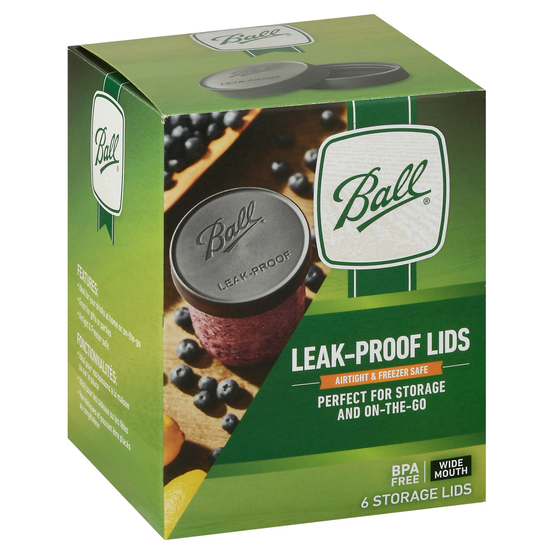 Ball Canning Leak-Proof Wide Mouth 6/6 Ct [UNFI #14105] T