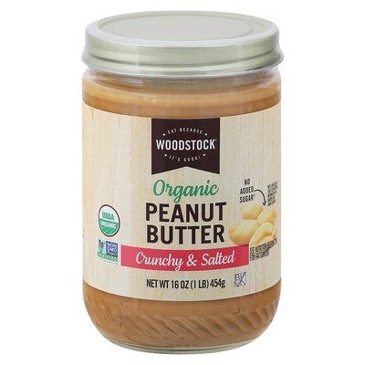 Woodstock Peanut Crunchy 12/16 Oz [UNFI #26098]