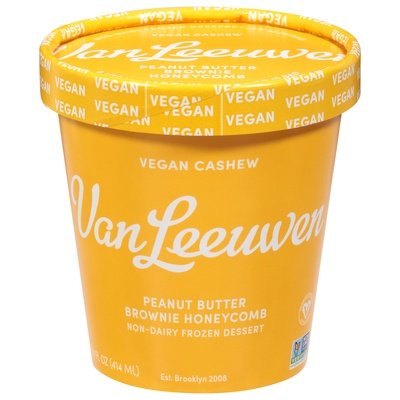 Van Leeuwen Ice Cream Peanut Btr Brownie Honeycomb 8/14 OZ [UNFI #63022]