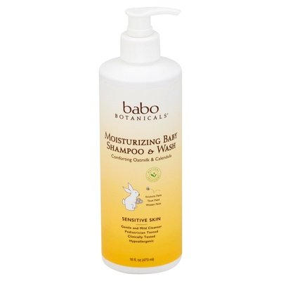Babo Botanicals Moisturizing Shampoo & Wash 16 Oz [UNFI #48513] T