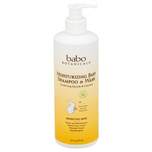 Babo Botanicals Moisturizing Shampoo & Wash 16 Oz [UNFI #48513] T