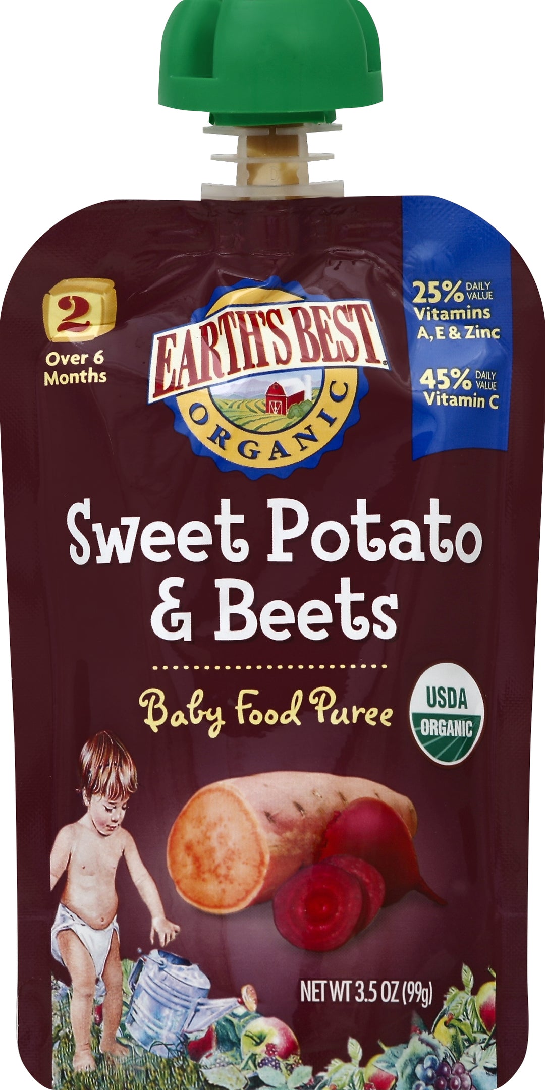 Earths Best Sweet Potato And Beet 12/3.5 Oz [UNFI #39885]