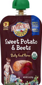 Earths Best Sweet Potato And Beet 12/3.5 Oz [UNFI #39885]