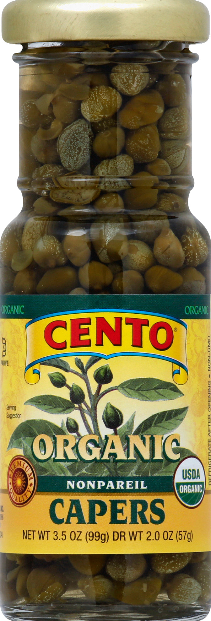 Cento Nonpareil Capers 12/3.5 Oz [UNFI #64334]