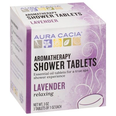 Aura Cacia Shower Tab Relaxing Lavender 3 Oz [UNFI #41192] T