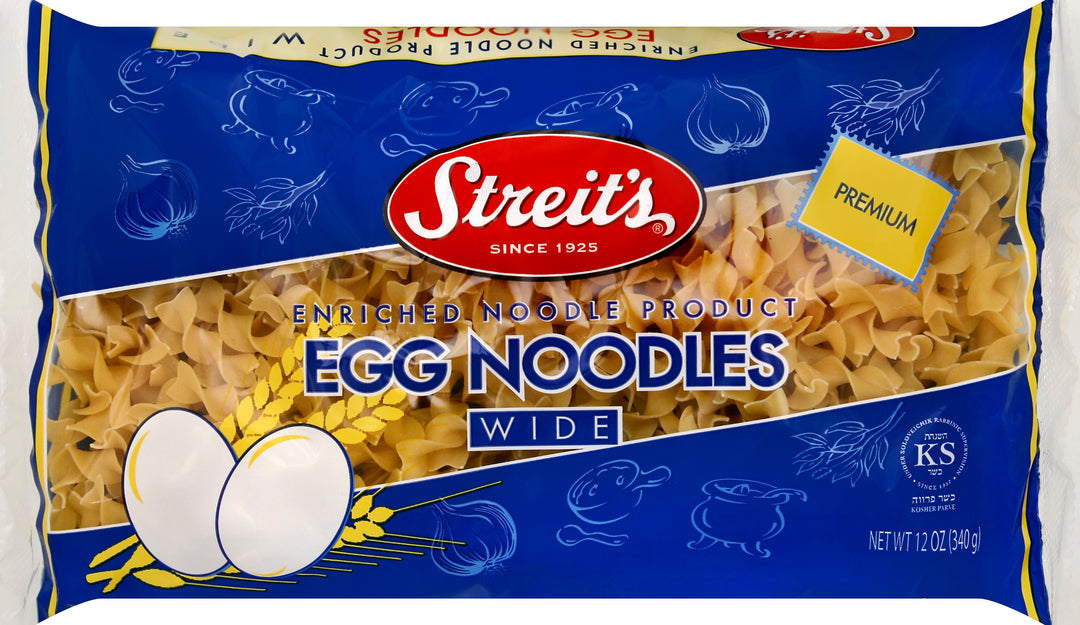 Streits Pasta Broad Noodles 12/12 Oz [UNFI #08752]