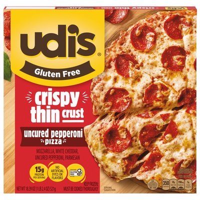 Udis Gluten Free Uncured Pepperoni 6/18.39 Oz [UNFI #80122]