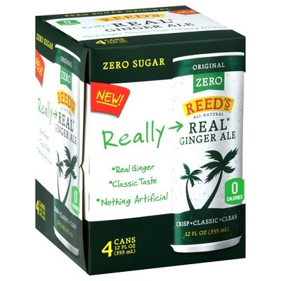 Reeds Zero Ginger Sleek Pack 6/4/12 Oz [UNFI #40307] T