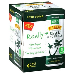 Reeds Zero Ginger Sleek Pack 6/4/12 Oz [UNFI #40307] T