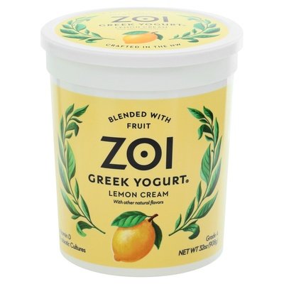 Zoi Greek Yogurt Lemon Cream 6/32 Oz [UNFI #24463]