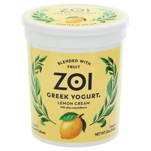 Zoi Greek Yogurt Lemon Cream 6/32 Oz [UNFI #24463]