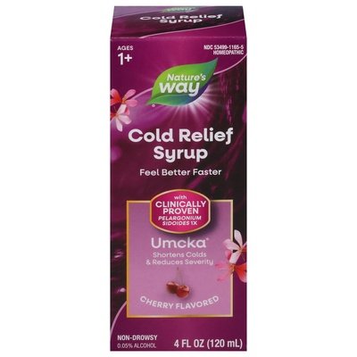 Natures Way Umcka Cold Care Syrup Cherry 4 Oz [UNFI #86103] T