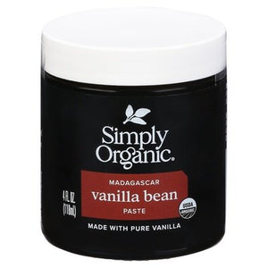 Simply Organic Madagascar Vanilla Bean Paste 6/4 Oz [UNFI #40204]