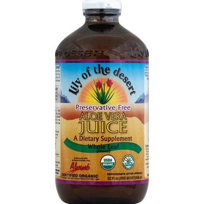 Lily Of The Desert Aloe Vera Whole Leaf Preserv Free 32 Oz [UNFI #81522] T