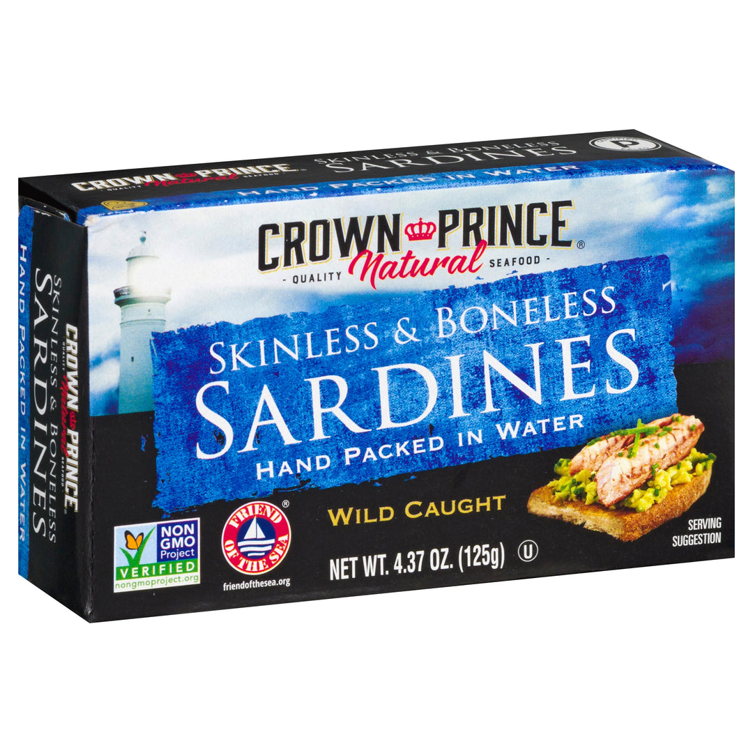 Crown Prince In Water Skinless & Boneless 12/4.37 OZ [UNFI #22400]
