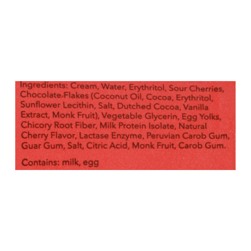 Rebel Ice Cream Cherry Chip 8/1 Pint [UNFI #74779]