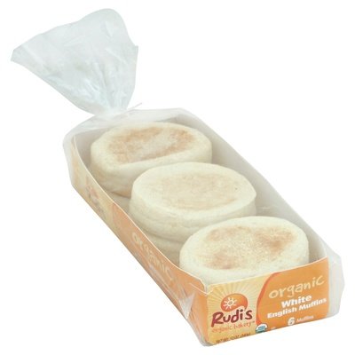 Rudis Rocky Mountain Bakery White English Muffins 6Ct 8/12 Oz [UNFI #61822]