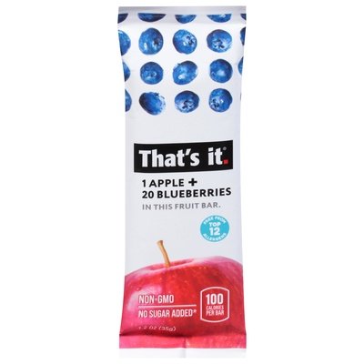 Thats It Apple + Blueberry 12/1.2 Oz [UNFI #69624]