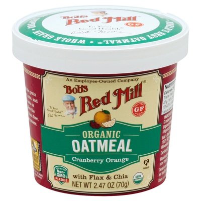 Bobs Red Mill Cranberry Orange Cup 12/2.47 Oz [UNFI #47979]
