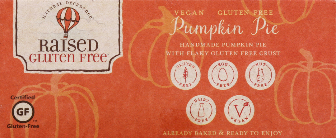 Raised Gluten Free Pie,Pumpkin,6 Inch 6/8.25 Oz [UNFI #89697]