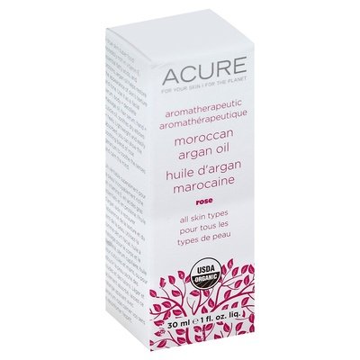 Acure Rejuvenating Rose Argan Oil 1 Oz [UNFI #81520] T