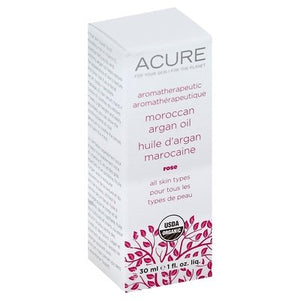 Acure Rejuvenating Rose Argan Oil 1 Oz [UNFI #81520] T