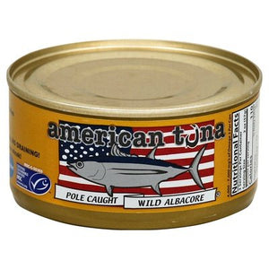American Tuna Albcr Tuna Pole Caught W/Salt 12/5 Oz [UNFI #70969]