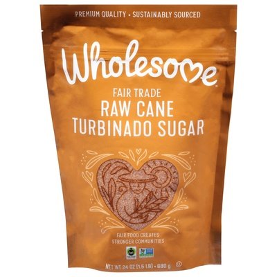Wholesome Raw Cane Sugar Ft 12/1.5 Lb [UNFI #33134]