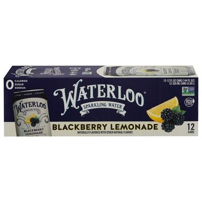 Waterloo Blackberry Lemonade 2/12/12 Oz [UNFI #03739] T
