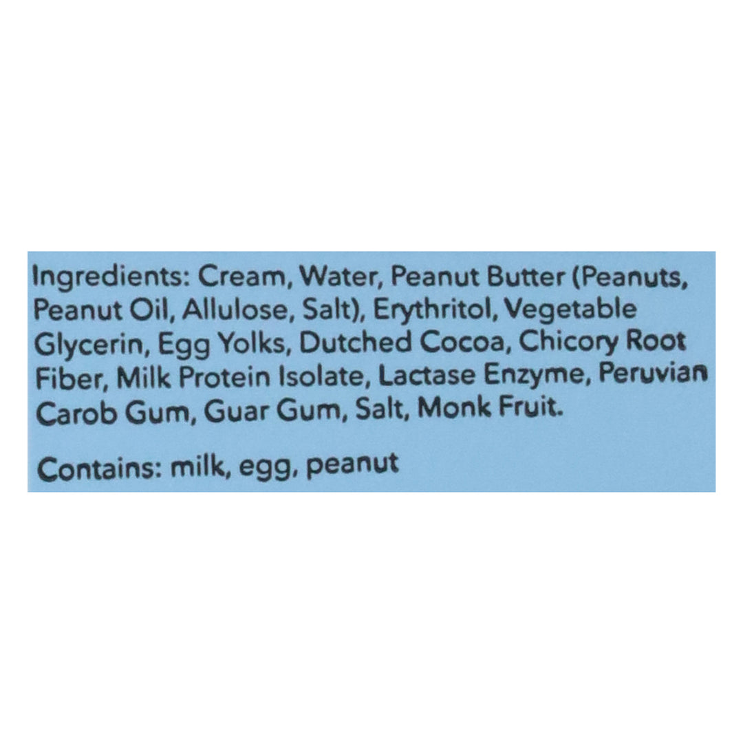 Rebel Ice Cream Chocolate Peanut Butter 8/1 Pint [UNFI #66784]