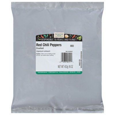 Frontier Nat Prod Co-op Chili Pepper Crshd 15,000 Flakes 1 Lb [UNFI #28557]