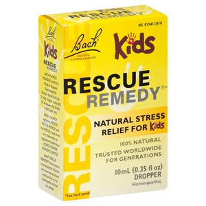 Bach Flower Essences Rescue Remedy Kids Alcohol Free 10 Ml [UNFI #84955] T