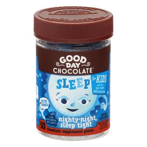 Good Day Chocolate Kids Sleep Supplement 50 Tab [UNFI #13002] T