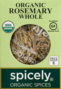 Spicely Organics Rosemary Whole 6/0.2 Oz [UNFI #14580]