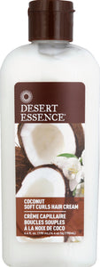 Desert Essence Coconut Soft Curls Hair Cream 6.4 Oz [UNFI #40144] T