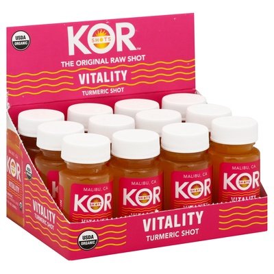 Kor Vitality Turmeric Shot 12/1.7 Oz [UNFI #26941]