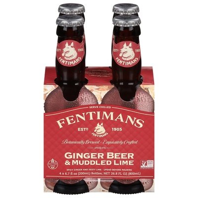 Fentimans Ginger Beer And Muddled Lime 6/4/6.7Oz [UNFI #44417] T