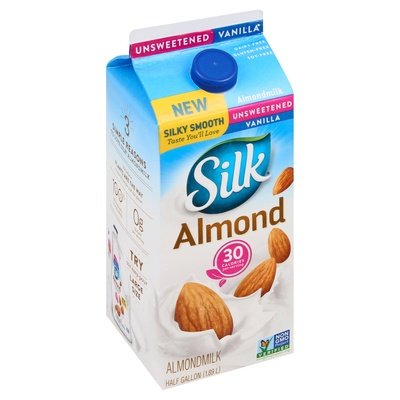 Silk Pure Almond Unsweetend Vanilla 6/64 Oz [UNFI #16868]